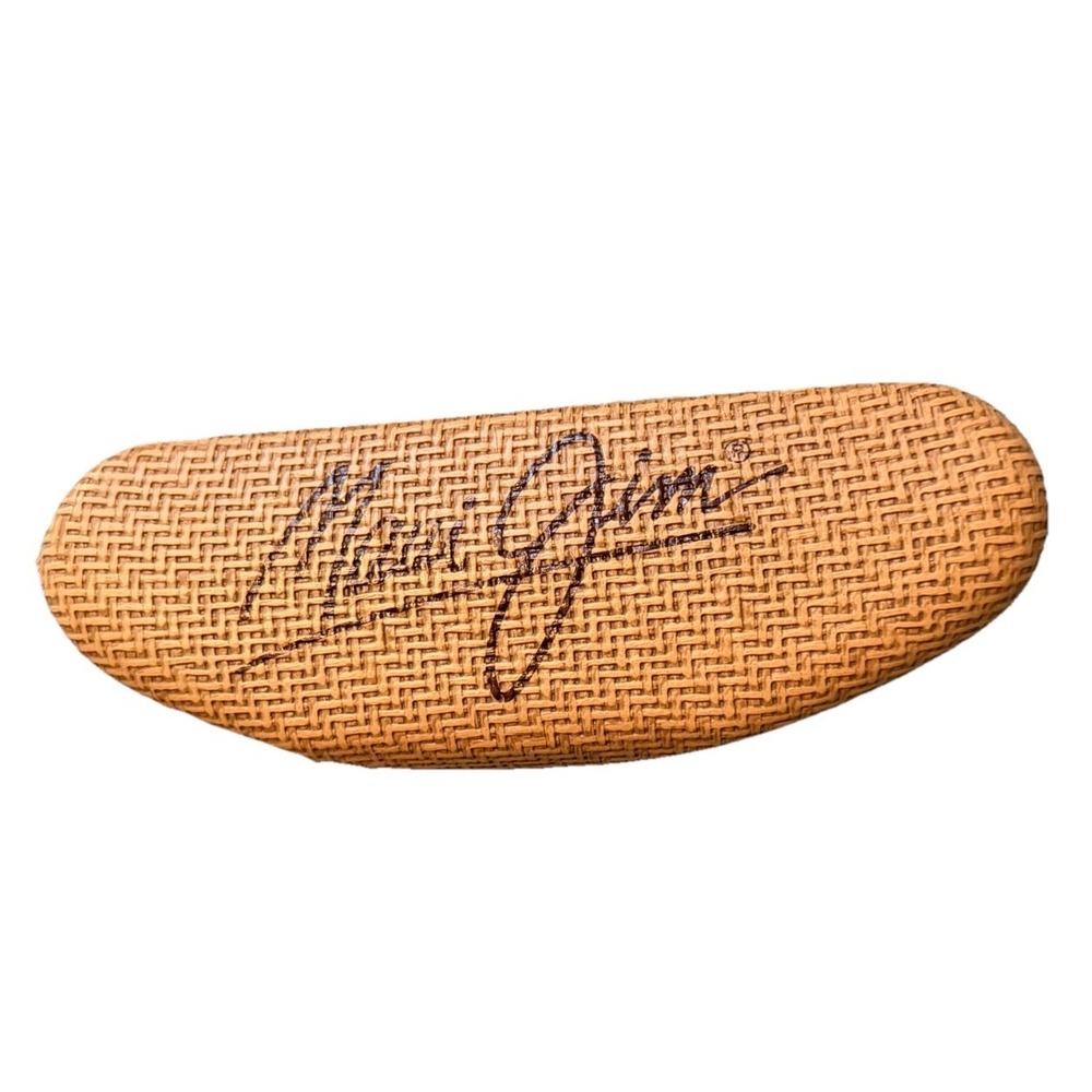 Maui Jim Faux Bamboo Basket Weave Hard Clamshell Sunglasses Case